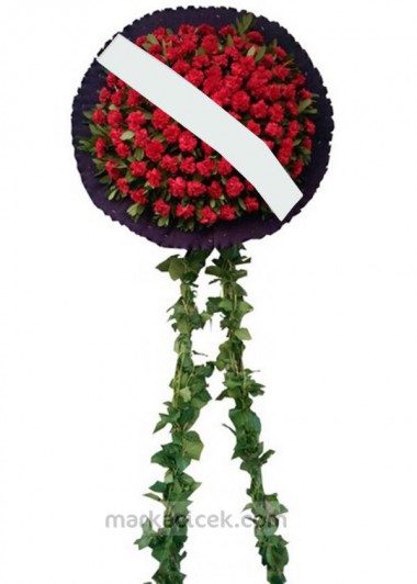 cenaze çelengi  kırmızı